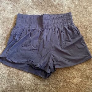 Joy lab high waisted purple running shorts size medium
